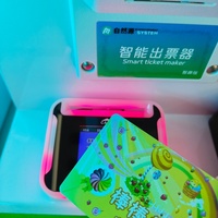 Terminal Kartu WiFi untuk Mesin Pembaca Kartu RFID di Taman Hiburan/Arcade dengan Fungsi Isi Ulang Koin dan Pengisian Uang