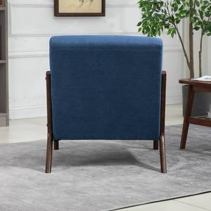 Wooden Arm <b>Chair</b> Velvet Nordic Modern Tufted Sofa <b>Chair</b> for Apartment Mall School Living Room Caf Hotel Lounge Restaurant - Product Image 6