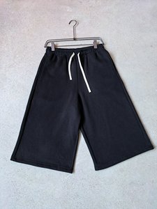 <span class=keywords><strong>Pantaloni</strong></span> Unisex di Alta Qualità, Casual, con Elastico in Vita, Gamba Larga, in Pile, <span class=keywords><strong>Pantaloni</strong></span> da <span class=keywords><strong>Uomo</strong></span>, <span class=keywords><strong>Pantaloni</strong></span> <span class=keywords><strong>Larghi</strong></span> 3/4 - Product Image 4