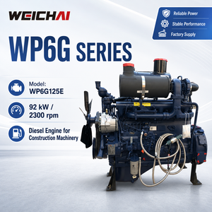 Moteur <span class=keywords><strong>diesel</strong></span> SCDC Weichai WP6G125E331 125 CV 92 kW/2300 tr/min pour machines de construction industrielles, chargeuses 3T - Product Image 1