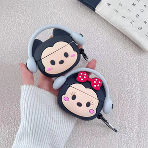 Étui mignon dessin animé KT chat pour Apple <span class=keywords><strong>AirPods</strong></span> 1 2 <span class=keywords><strong>3</strong></span> Pro 2 étui 3D <span class=keywords><strong>Anime</strong></span> étui en silicone boîte pour casque écouteurs sacs de protection - Product Image 3