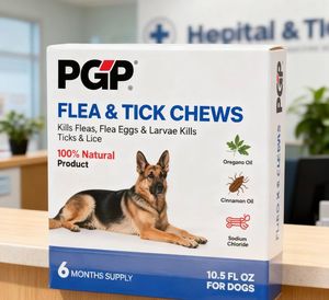 Groothandelsprijs Pgp Knoflookpoedertabletten Voor Katten En Honden Huid En Vacht Gezondheid Immuunondersteuning Blister Verpakt - Product Image 3