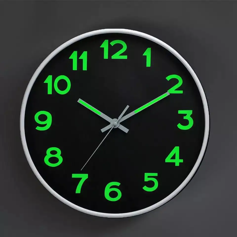 OEM 공장 전기 장식 벽 시계 시계 원형 대형 디스플레이 디지털 벽 시계