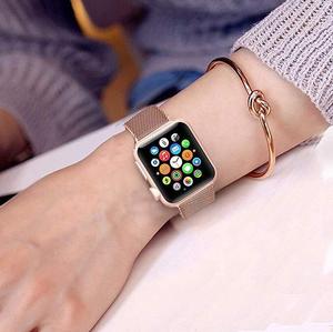 Correa de reloj para Apple Watch 38mm 40mm 42mm/44mm malla de acero inoxidable pulsera <span class=keywords><strong>Loop</strong></span> banda Iwatch serie 5/4/3/<span class=keywords><strong>2</strong></span>/1 - Product Image 3