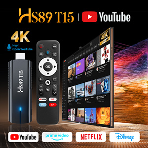 ทีวีสติ๊ก Android 14 รุ่นล่าสุด HS89 T15 BT5.4 4G/5G Dual Wifi6 ความเร็วสูงขึ้น เล่นมัลติมีเดียได้รวดเร็ว ถอดรหัสวิดีโอ 4K  <span class=keywords><strong>Fire</strong></span> Stick - Product Image 1