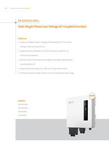 <span class=keywords><strong>Solis</strong></span> Inverter-Inversor Solís Híbrido Monofásico Residencial, Inversor Solís, Inversor Solís Híbrido, 3,6 (-6), 3,6KW, 4,6KW, 5KW, 6KW - Product Image 2