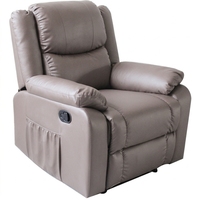 Modernes Design Einsitziger Stoff-Relaxsessel Klappbarer Massage-Freizeitstuhl für Zuhause Büro und Wohnzimmer