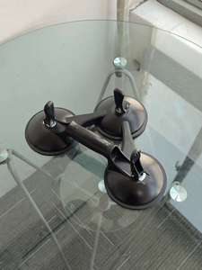 Ventosa de Vacío de Tres Placas de Alta Resistencia, Estilo Alemán, Color Negro, 120 kg de Capacidad, Herramienta de Elevación de Vidrio, Bomba de Succión para Azulejos - Product Image 2