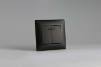 Interruptores de Pared LED de Diseño de Lujo, 2 Vías, 2 Botones, Clasificación IP21, 10A, con Marco de PC, Hechos en China