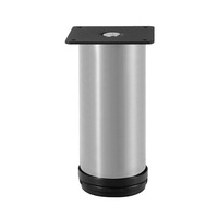 Pied de support réglable moderne et minimaliste pour meubles, canapé et table basse, résistant à l'eau et à la rouille, pour un design épuré.