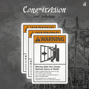 Panneau <span class=keywords><strong>de</strong></span> signalisation réfléchissant <span class=keywords><strong>de</strong></span> haute qualité avertissement porte mobile peut causer des blessures graves <span class=keywords><strong>mort</strong></span> métal Durable aluminium - Product Image 3