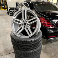 Jantes en aluminium forgé JG One Piece 6061-T6, multi-branches, argent poli, PCD personnalisé, alésage ET, jantes en alliage pour voitures de sport