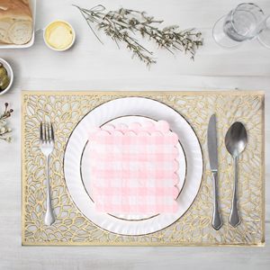 <strong>Tartan</strong> Printed 2 Ply Disposable Paper <strong>Napkins</strong> in Bag Style for Restaurant &amp; Cocktail Bars Classic Pattern for Themed Dining - Product Image 5