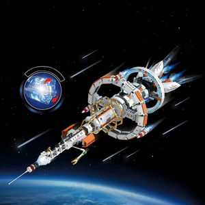 Kaiyu K96155 2024 MOC City nuovo modello di <span class=keywords><strong>nave</strong></span> <span class=keywords><strong>spaziale</strong></span> per ragazzi assemblare giocattoli regalo per bambini 1583 pezzi - Product Image 2