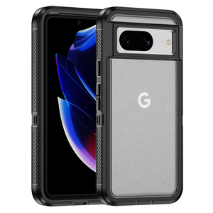 Fundas Resistentes para Teléfono Móvil 3 en 1 con Sensación de Piel, Antigolpes y a Prueba de Caídas para <span class=keywords><strong>Google</strong></span> Pixel 10 Pro, 10, 9 Pro, 9, 8 Pro, 8 - Product Image 1