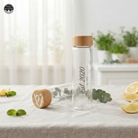 Tube en verre borosilicate 25ml/30ml/36ml/50ml/55ml/70ml/80ml/90ml/125ml/150ml, flacon échantillon en verre hermétique pour boisson au safran