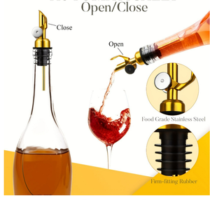 Meilleures ventes : Bec verseur lumineux Freeflow de qualité supérieure DFS0426 avec couvercle anti-poussière pour bouteilles de vin - Product Image 6