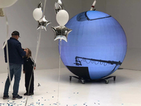 Écran LED sphérique personnalisé haute définition à 360 degrés pour événements d'exposition et centres commerciaux