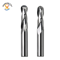 Bits de routeur CNC à nez sphérique en carbure pour fraise de sculpture et de lettrage 2D/3D pour panneau acrylique en bois en plastique