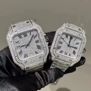 Reloj de Buceo de Lujo con Movimiento de Cuarzo, Acero Inoxidable, Cristal de Zafiro y Alarma, Personalizado con Moissanita, Nuevo Modelo 2026, Unisex - Product Image 3
