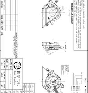 BL2713F-010 <span class=keywords><strong>CDM</strong></span> 16.8V 13KPa Motor de Ventilador de Alta Velocidad para Robot Aspirador 30000rpm - Product Image 3