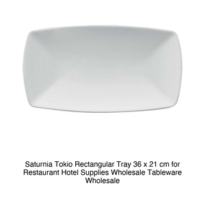 จานเสิร์ฟทรงสี่เหลี่ยมโตเกียว 36 × 21 ซม. ซัตตูร์เนีย - Product Image 2