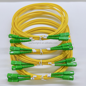Indoor Use Duplex Fiber Optic Patch <b>Cable</b> with SC/APC 3M Single Mode Optical Fiber Patch Cord for <b>Communication</b> - Product Image 1