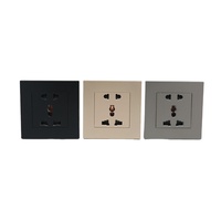 Prise murale industrielle universelle BENDI C16 16A 250V EU UK 5 broches, 1 sortie, charge rapide PD, panneau PC ignifuge, IP22