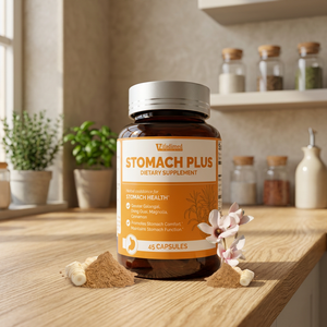 Vifadimed, Suplemento Dietético para la Salud Gastrointestinal del Estómago y Colon en Adultos, para Hombres y Mujeres, 45 Cápsulas - Product Image 3