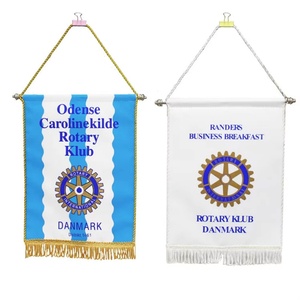 Oneway Wholesale Custom logo Pennant Fabric Decorations Bunting String <b>Flag</b> Custom Wall <b>Flag</b> - Product Image 1