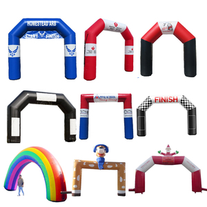 Vente directe d'usine, ballon publicitaire gonflable en PVC, arche gonflable personnalisée pour fête, arche gonflable de départ/arrivée pour événements - Product Image 3
