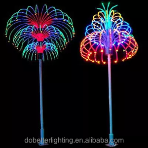 H:3m coloré électrique extérieur étanche décoration 3d Led noël météore animé feux d'artifice lumière - Product Image 3