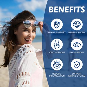 Kapsul <span class=keywords><strong>Softgel</strong></span> minyak ikan <span class=keywords><strong>Omega</strong></span>-3 untuk dukungan kardiovaskular untuk sistem otak dan saraf dan untuk melindungi mata - Product Image 6