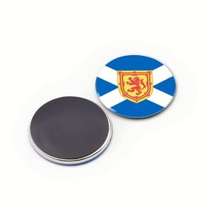 Custom Size Round Rectangular Magnetic Button 58 Mm Scotland Souvenir Gift Tin <b>Fridge</b> Magnet - Product Image 1