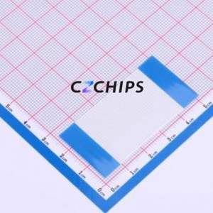 FFC-1.0-24P-50mm FFC Cable (Flexible Flat Cable) P=1mm Connector 24P 1mm 0.3mm Non-Inverting - Product Image 2