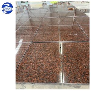 Buen precio barato Azulejos de granito rojo <span class=keywords><strong>Carmen</strong></span>, bloques de granito rojo rubí, Granito de dragón rojo real Granito marrón oscuro Báltico - Product Image 5