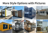 RELYANCE Cabine Conteneur Pliante Moderne en Acier Léger, Structure Modulaire Anti-Corrosion, Unité Mobile Isolée pour Magasin et Restaurant