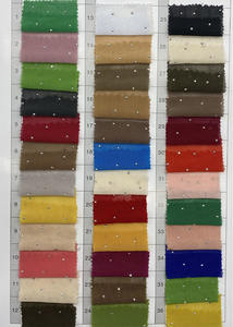 فائقة النعومة عالية التمدد مع حجر الراين للبلوزات والقمصان فستان شبكي للحفلات - Product Image 4