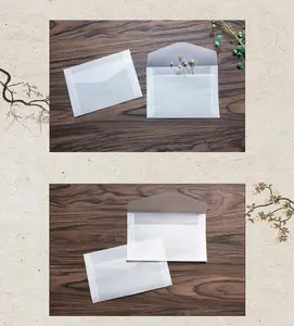 Оптовые продажи размер бумаги 5x7 конверт-Прозрачные Жесткие самозапечатывающиеся бумажные конверты размером 5x7, маленькие картонные конверты/коробки