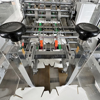Machine automatique de fabrication de boîtes à hamburgers en carton pour la fabrication de boîtes à hamburgers, emballage alimentaire