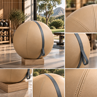 Ballon de yoga, ballon d'exercice, ballon de stabilité, surface texturée antidérapante, entraînement de stabilité du tronc pour la maison, la salle de sport, le yoga, le Pilates, le studio