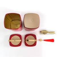 Boîtes en métal personnalisées pour le thé, le café et le chocolat, emballages de luxe en gros, boîtes en métal personnalisées, boîtes de rangement pour aliments de qualité alimentaire, boîtes cadeaux