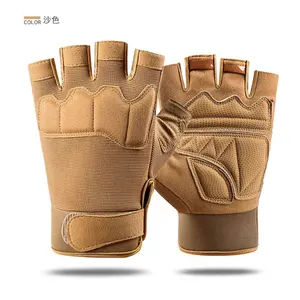 Men Sports Cycling Tactical Half Finger Outdoor Protection Non-slip Breathable