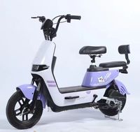 Sepeda Listrik 14 Inci 48V 500W 12Ah Sepeda Salju 3 Kecepatan Ebike 2026 Baru Pengiriman Langsung Sepeda Listrik Jalan Raya