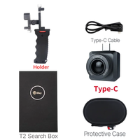 InfiRay T2-Search 256x192 Pixels Caméra Thermique 25HZ Portée Thermique Détection Extérieure Imageur Thermique Infrarouge pour Android