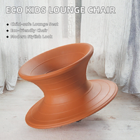 Chaise longue moderne en plastique écologique, chaise de loisirs, chaise pour enfants, pour hôtel et salon