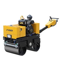 Compacteur vibrant mini-rouleau compresseur routier 0,8 tonne, à conducteur marchant, avec moteur diesel ou essence, directement de l'usine