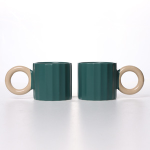 <b>Ceramic</b> Mug Solid Color With Handle Office Water <b>Cup</b> Business Gifts Spring 2022 - Product Image 4