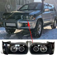 Ensemble de phares à LED pour Nissan Terrano Pathfinder R50 1995 - 2002, phares Angel Eyes, projecteur DRL, clignotants