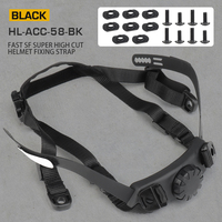 Bande de verrouillage tactique pour casque CS jeu de tir système de Suspension intérieur réglable mentonnière pour casque